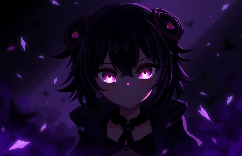Dark Anime Icons Wallpaper