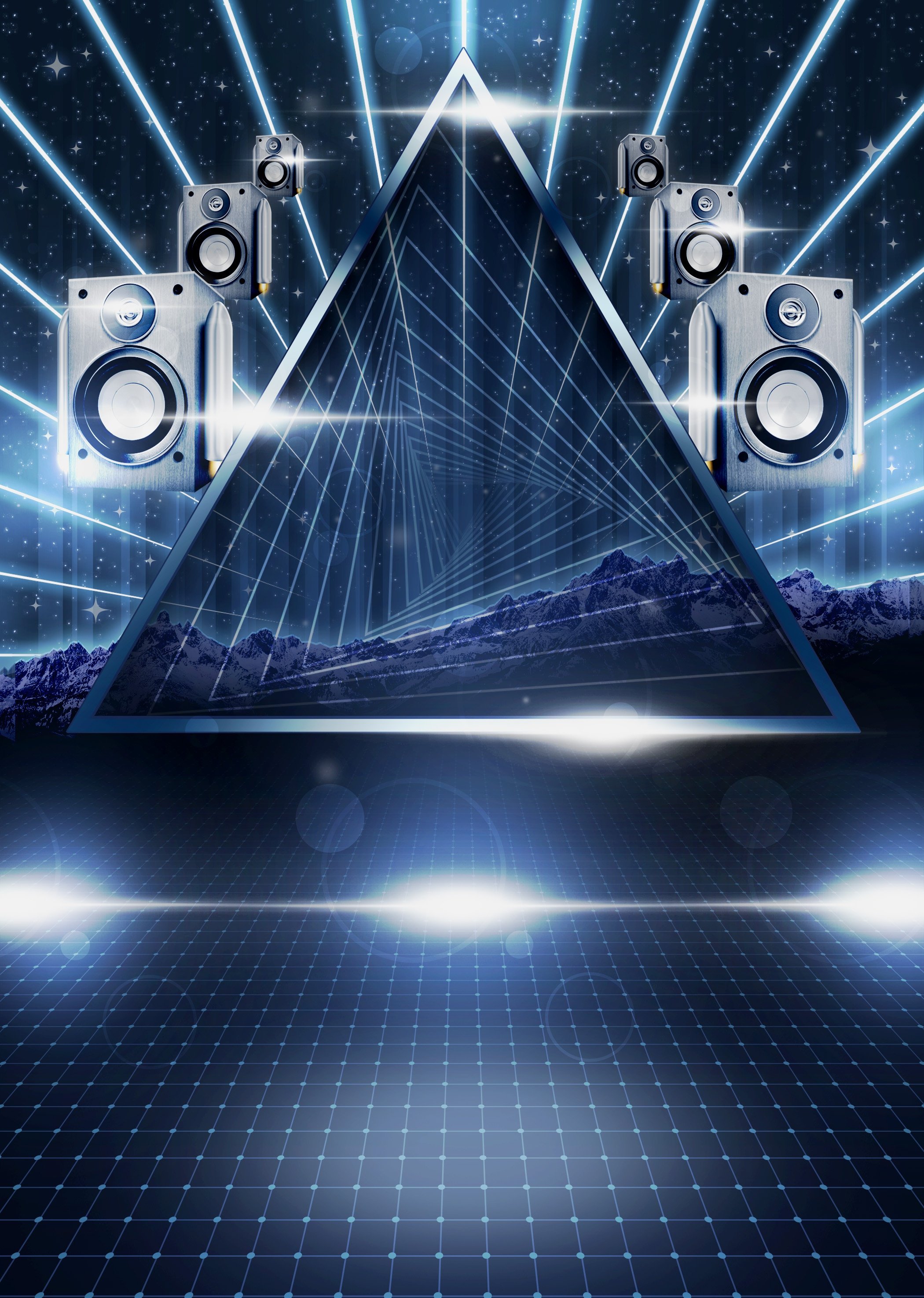 Music Flyer Background Line 17qq