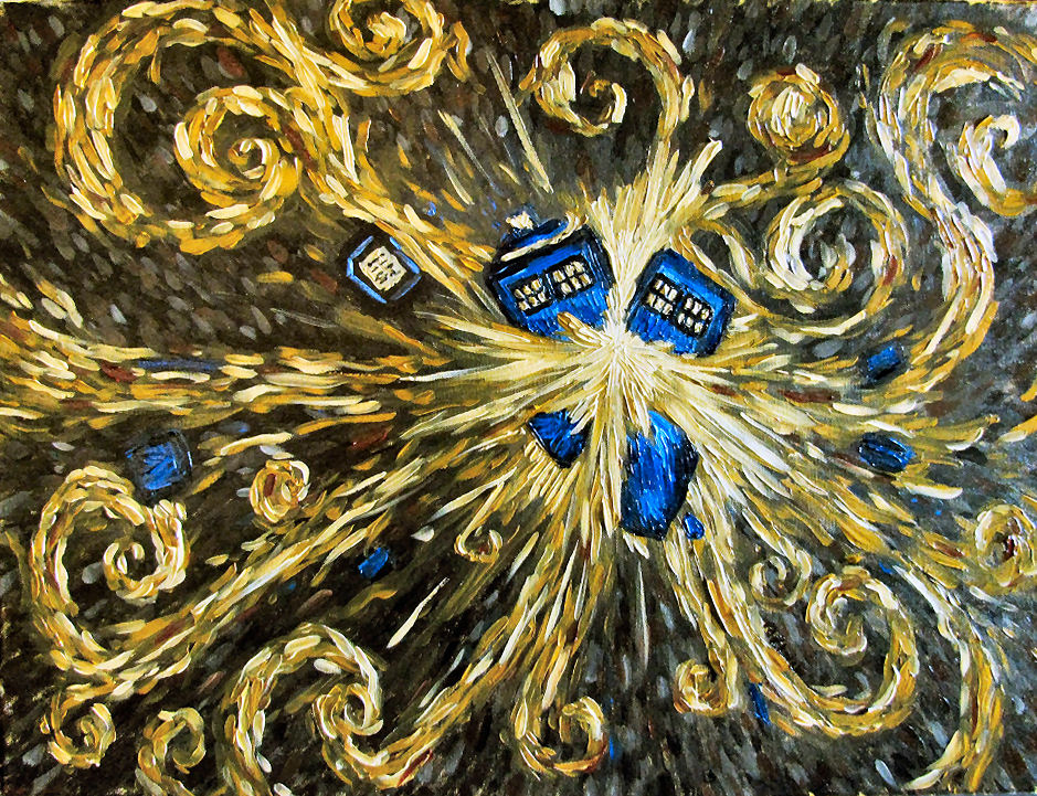 Tardis Vincent Van Gogh Doctor Who HD Wallpaper General