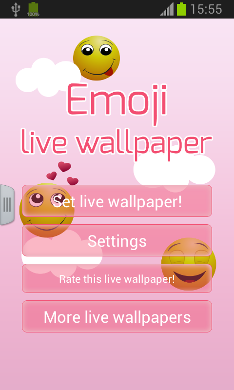 Everytime You Use Your Smartphone Now Emoji Live Wallpaper