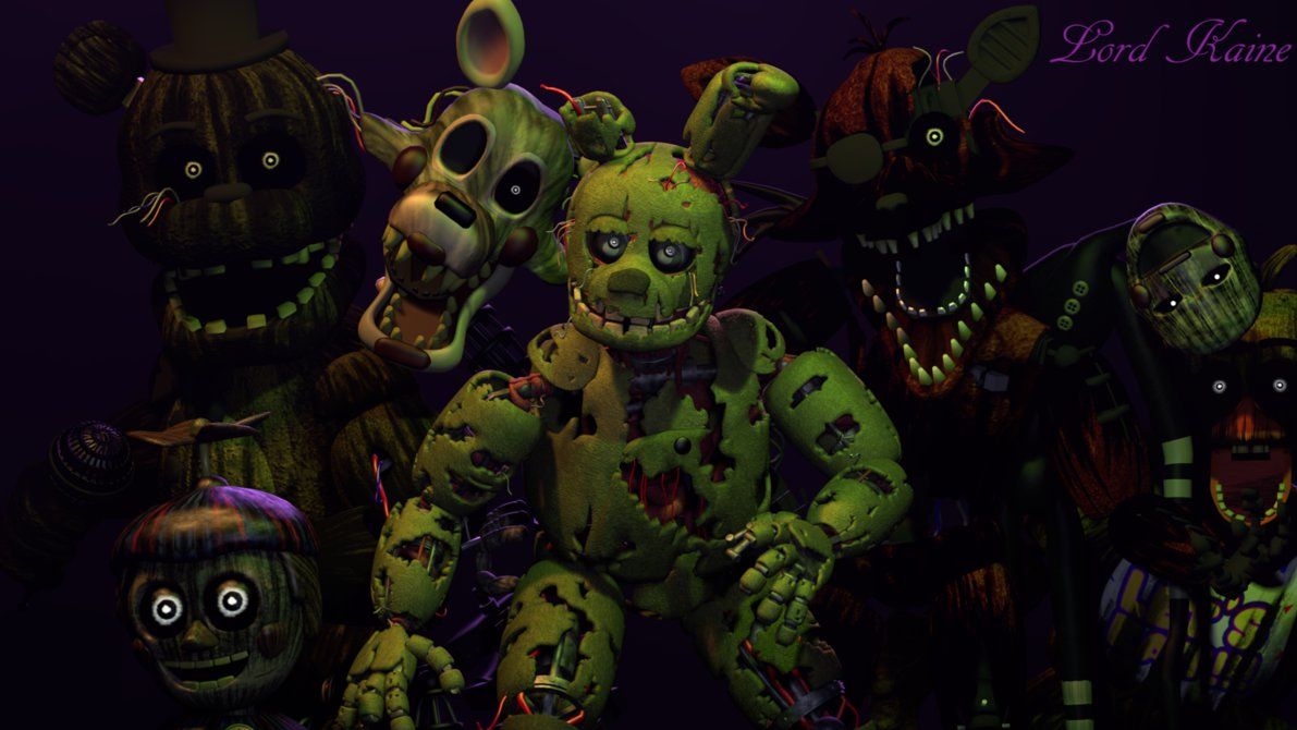 Fnaf Wallpaper By Lord Kaine Mys Friends Five Nights