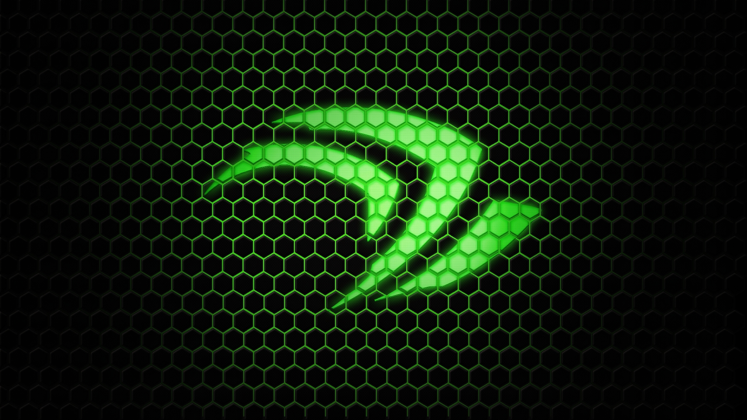 Green Nvidia Hexagon Wallpaper Miscellaneous HD