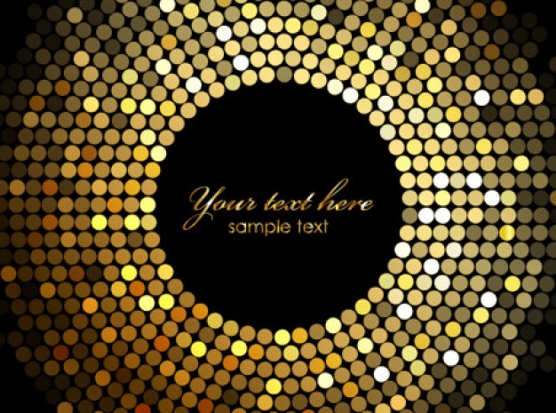 Abstract Background Made By Gold Dots Graphics Pixempire
