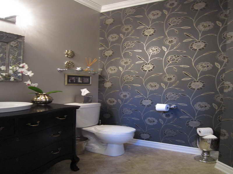[46+] Gray Wallpaper Borders for Bathrooms on WallpaperSafari