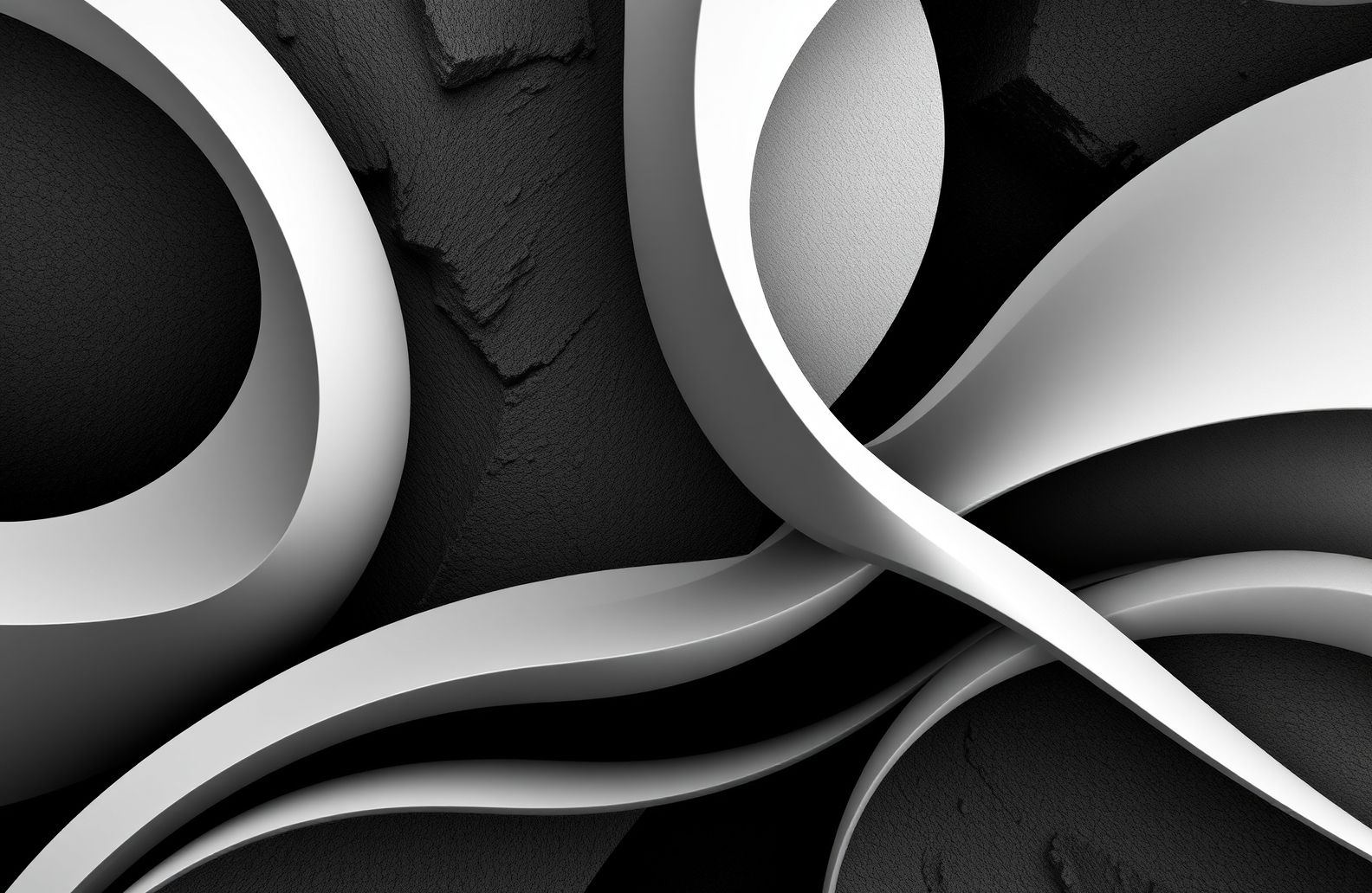 Black And White Abstract Wallpaper