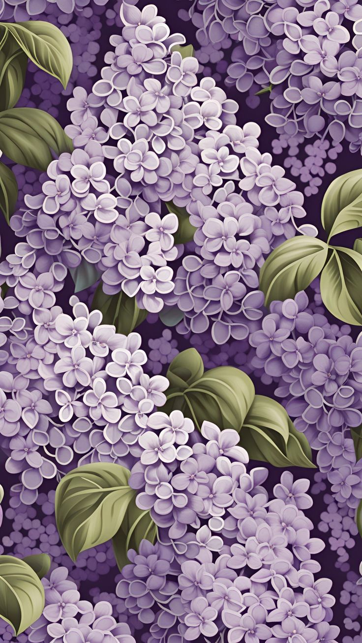 Purple Lilac Flowers Wallpaper