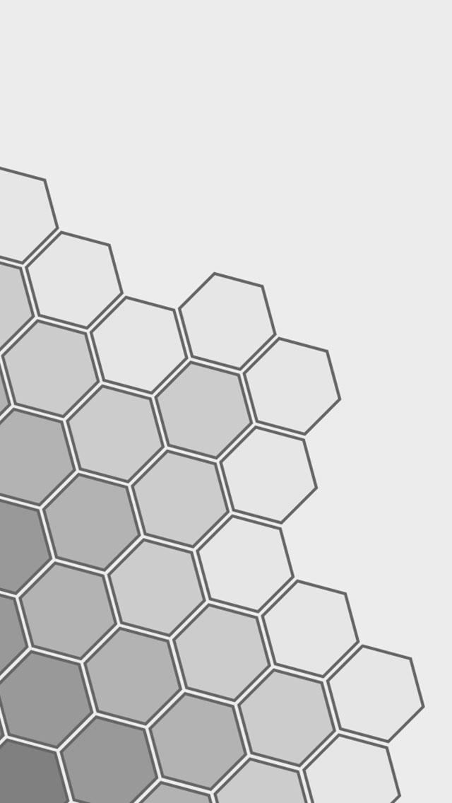 Hexagons iPhone Wallpaper Tags Design Geometric Grey Pattern