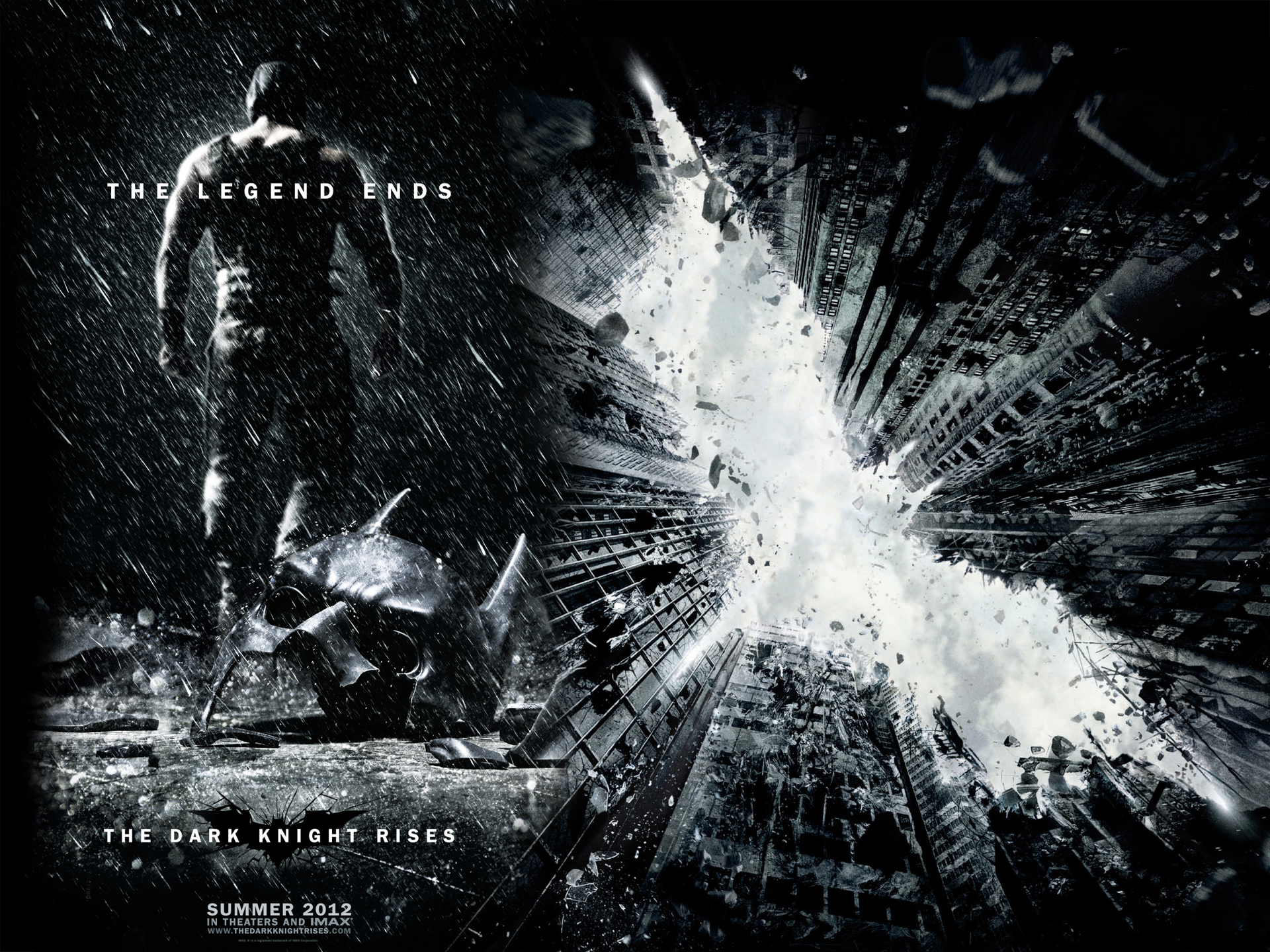 The Dark Knight Rises Two Exclusive Wallpaper And New Poster