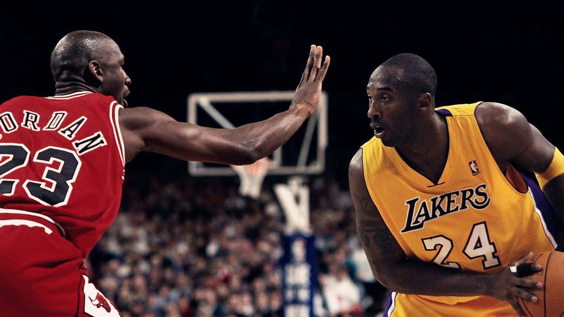 Two Of The Greats Kobe Bryant And Michael Jordan