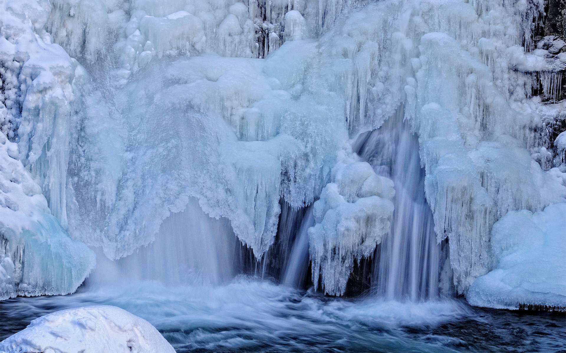 Resolution Wallpaper Of Waterfall Picture Winter Ice For Desktop