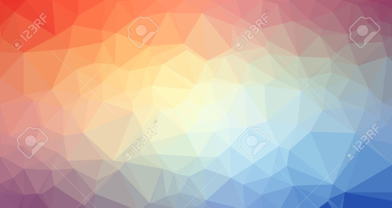 Low Poly Trangular Trendy Art Background For Your Polygonal Flyer