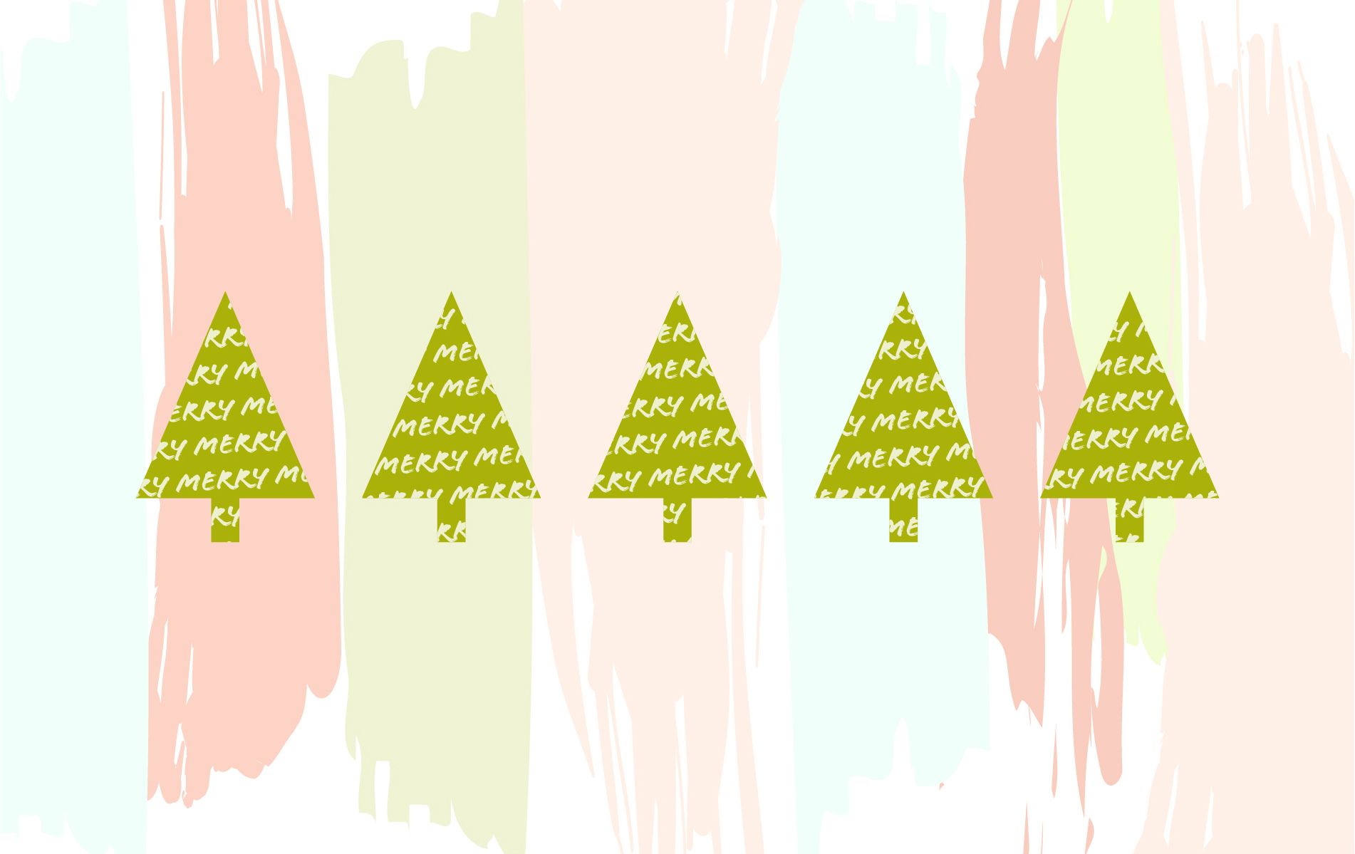 Festive Christmas Holiday Desktop Wallpaper Screensaver Tree