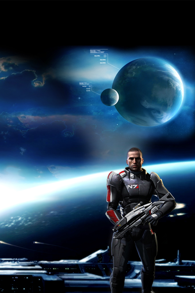iPhone I Mass Effect Wallpaper