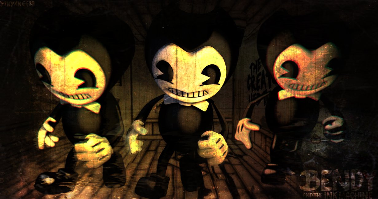 C4d Wallpaper Bendy And The Ink Machine By Yinyanggio1987