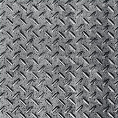 Picture Of Background Metal Diamond Plate In Silver Color