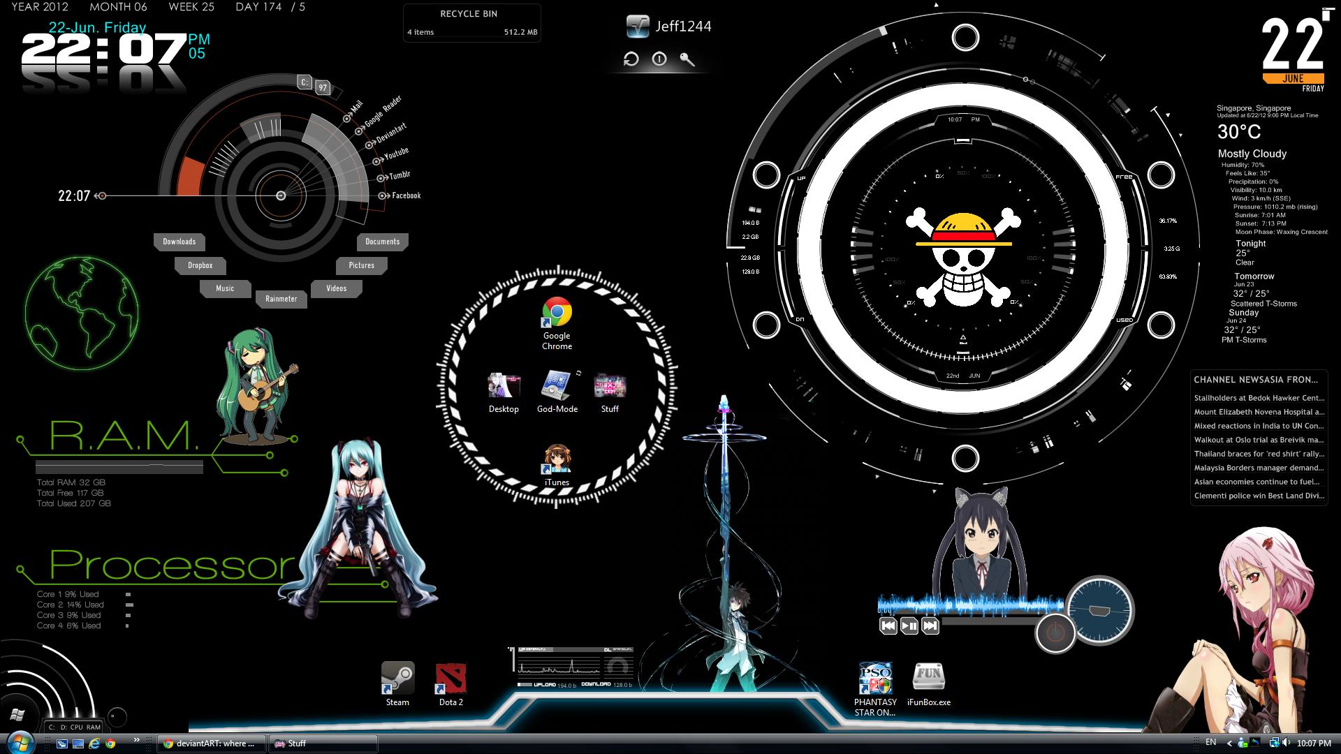 Otaku Tech Desktop By Jeff1244