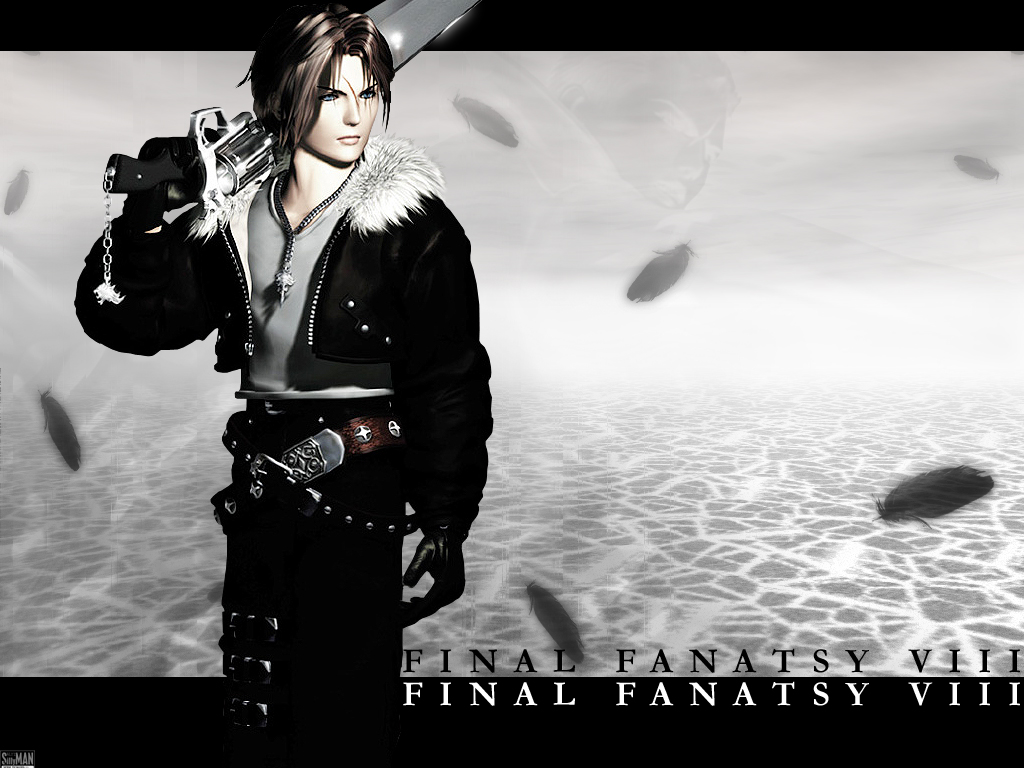Final Fantasy Viii Squall Leonhart New HD Wallpaper Retrodragon