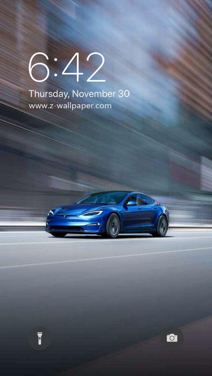 Z Wallpaper Tesla Model S Car Mobile Phone In