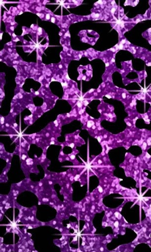 Purple Cheetah Print Background Tags