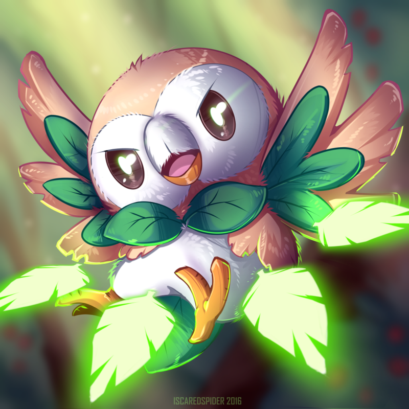 alvi on Twitter Since Rowlet is one of my favorite pokemon wanted to  draw them so I can have them on my phone Feel free to use them as  wallpapers pokemon rowlet 