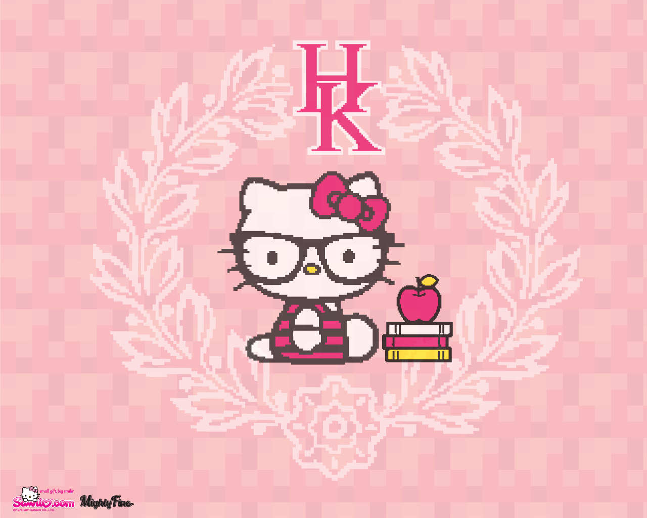 Displaying Gallery Image For Nerd Hello Kitty Wallpaper