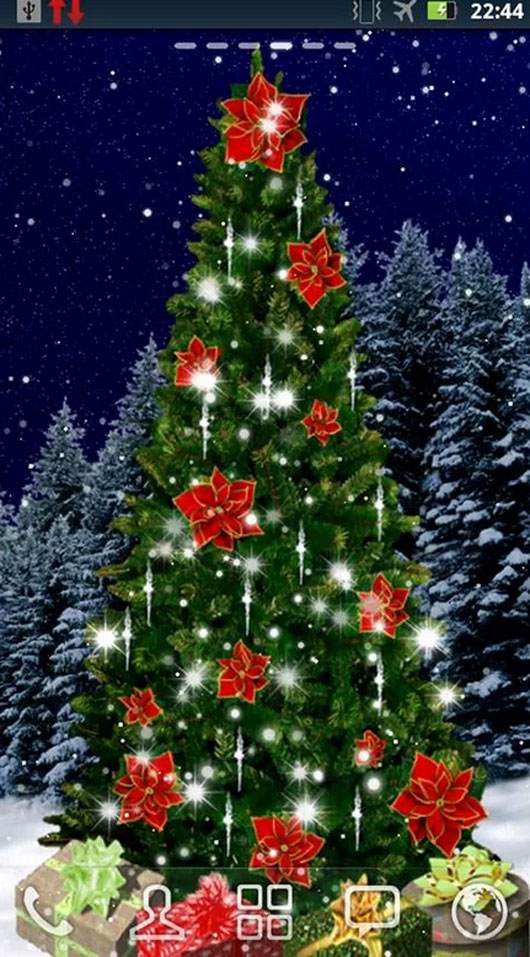 Christmas Tree Live Wallpape
