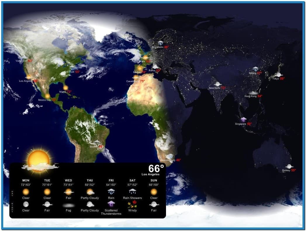 Weather Desktop Wallpaper Screensaver