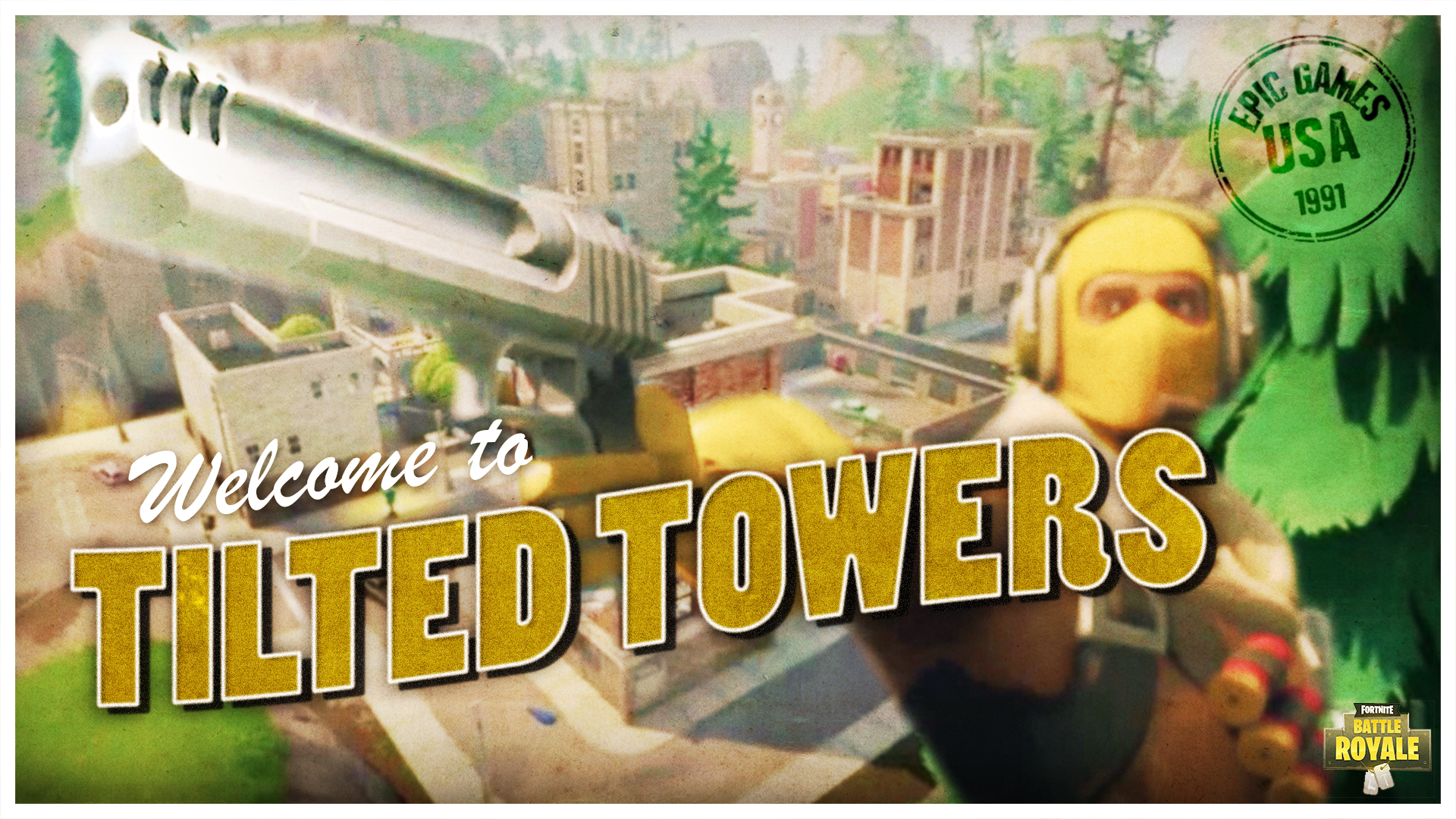 I Made A Tilted Towers Post Card Wallpaper 1080p Another Version