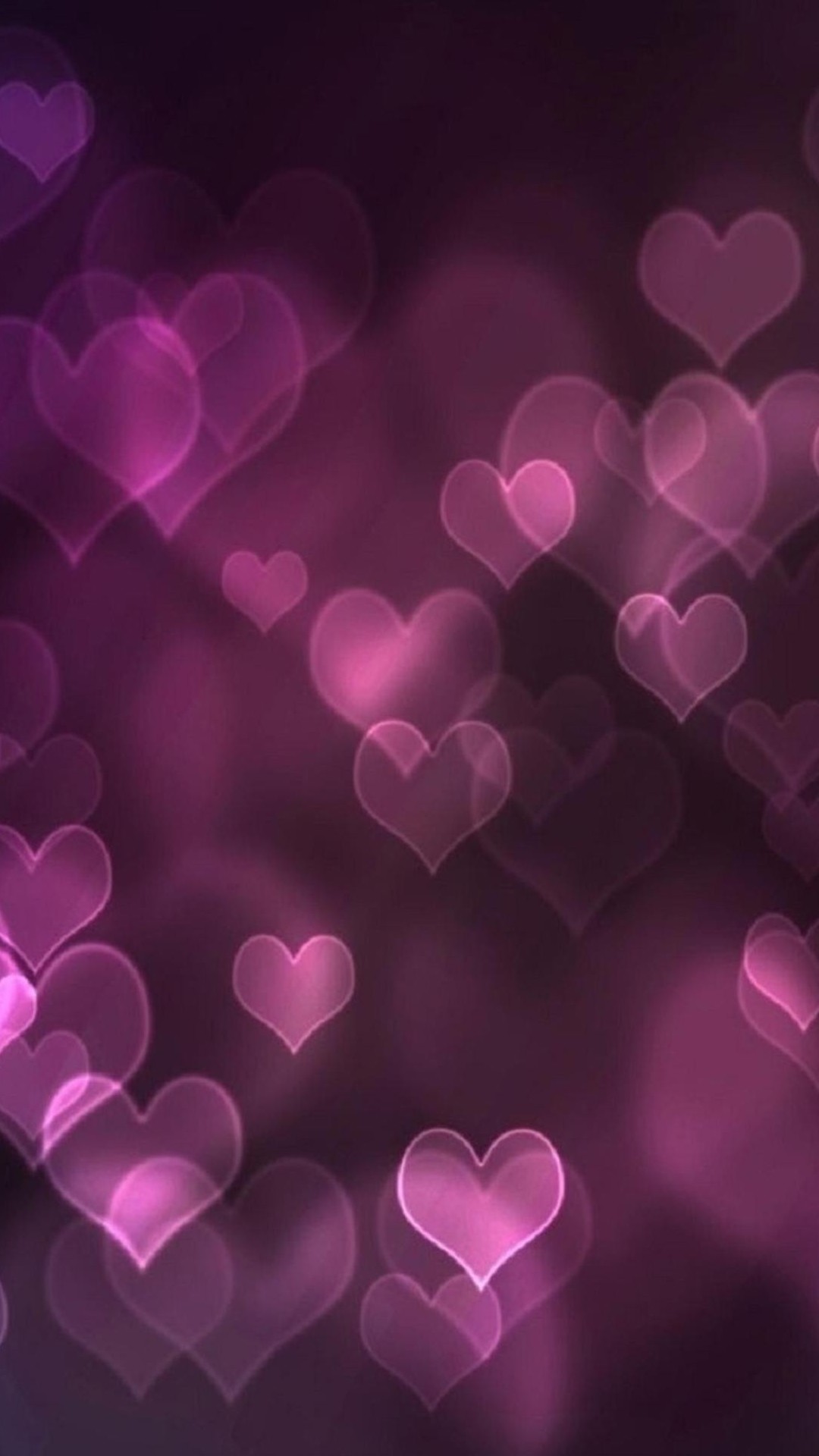 Pink Hearts Galaxy S4 Wallpaper