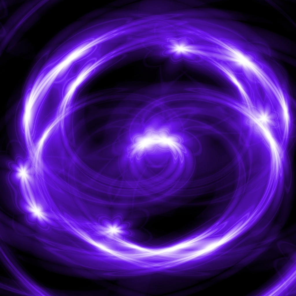 3d Abstract Purple Black Hole Sun iPad iPhone HD Wallpaper