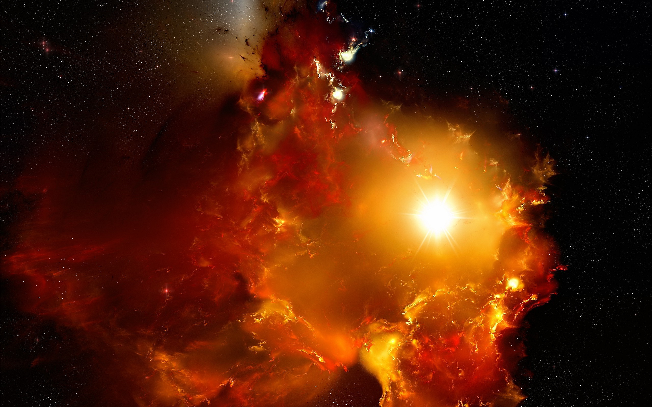 Red Nebula Clouds 7025362