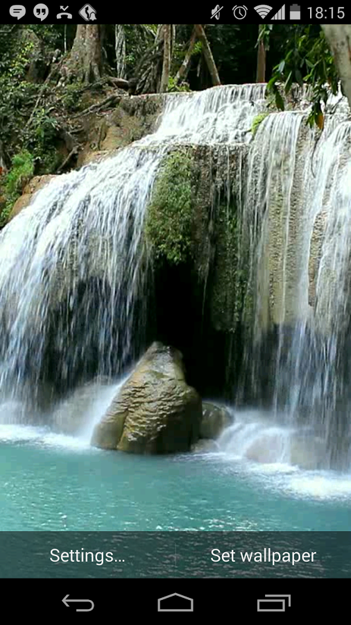 Waterfall Live Wallpaper HD Android Apps On Google Play