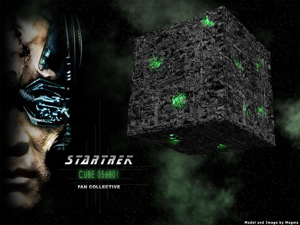 Borg Tactical Cube Trek Wallpaper By