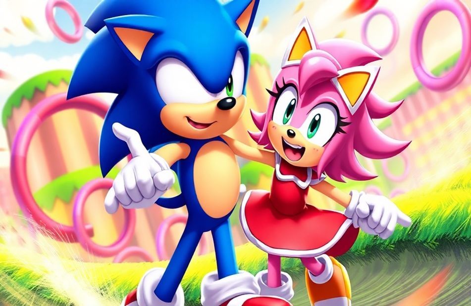 Sonic And Amy Wallpaper