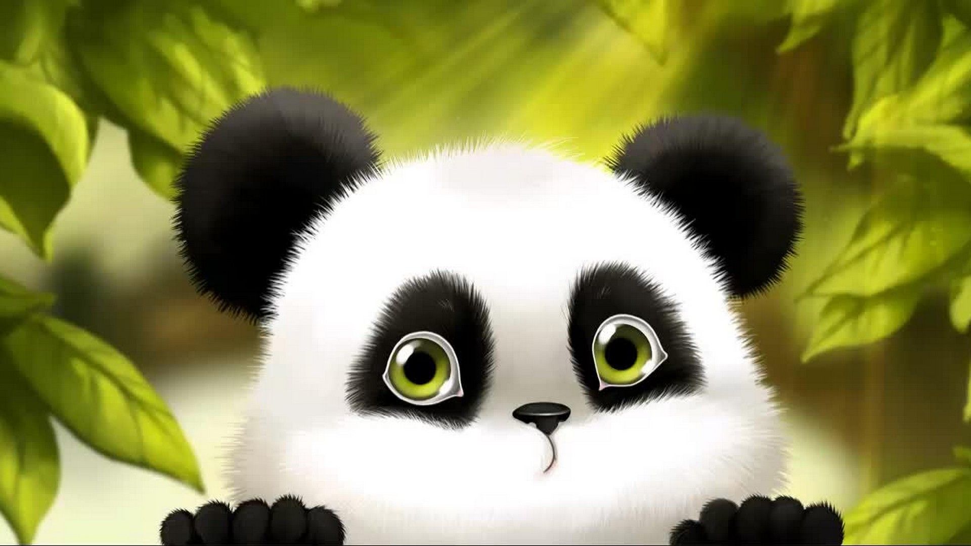 Cute Panda Desktop Wallpaper 4k HD