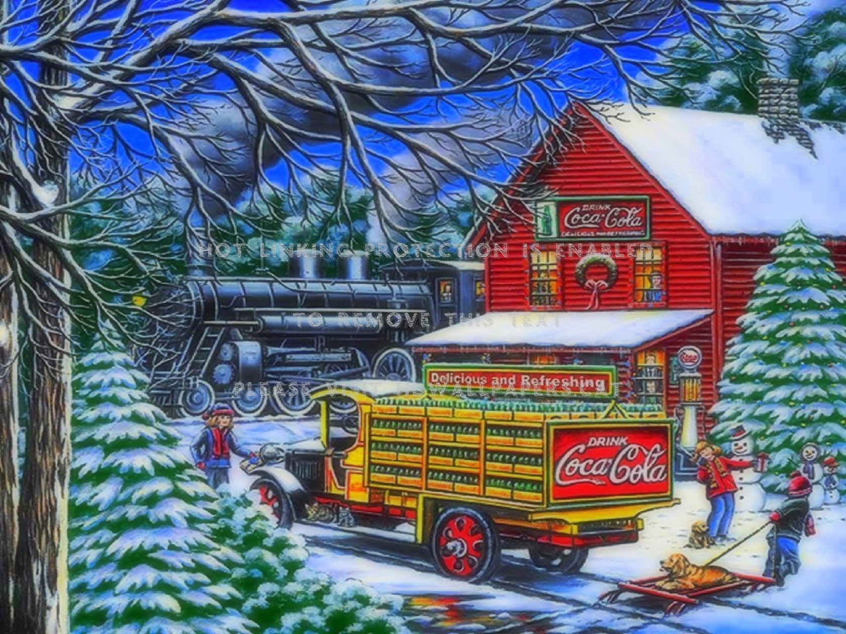 Coca Cola Yule Time Delivery Celebrations