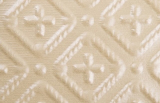 Wc Faux Tin Backsplash Roll Cream Pearl Wallpaper By