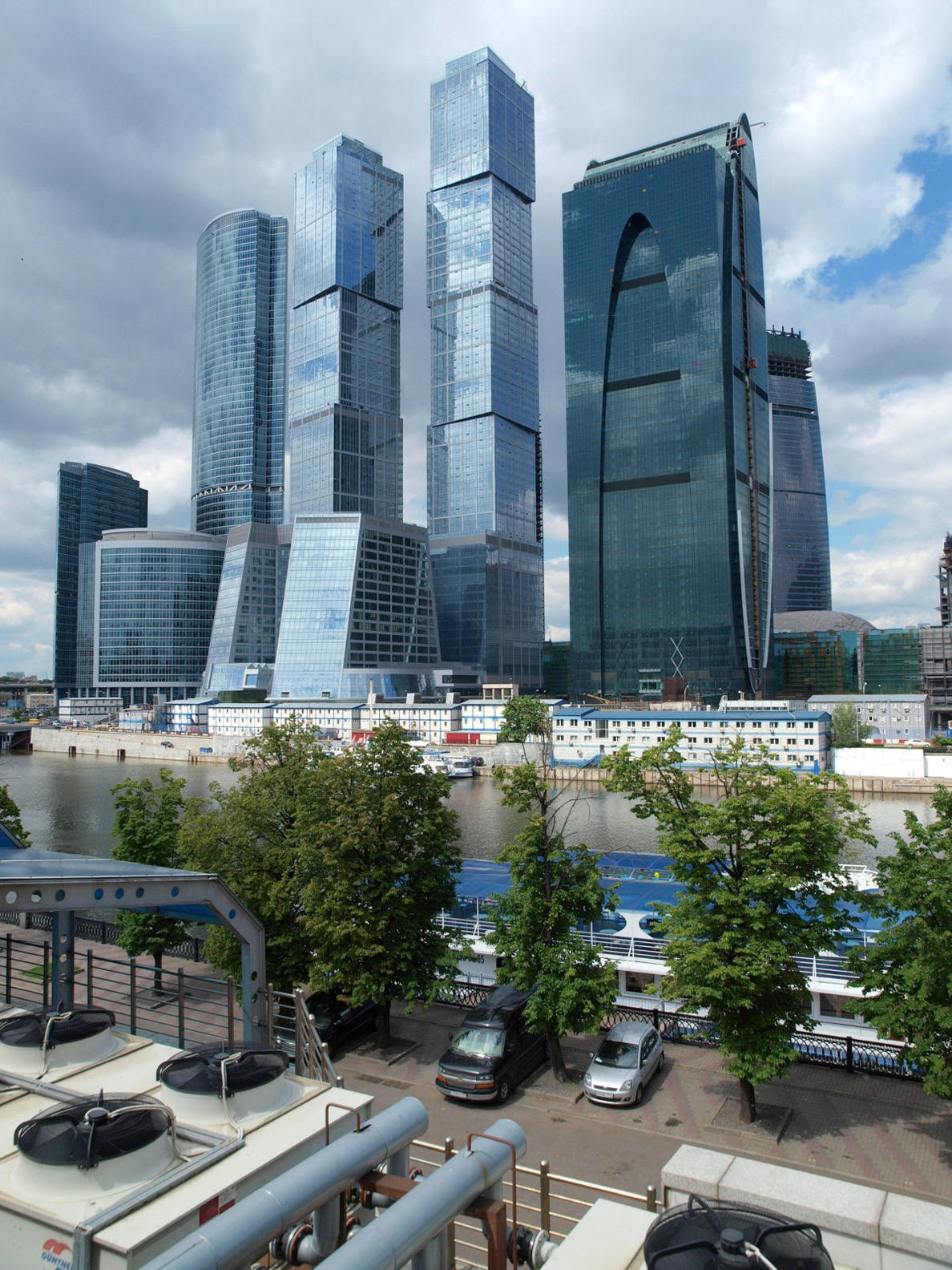International Business Center in Moscow Russia city city wallpaper