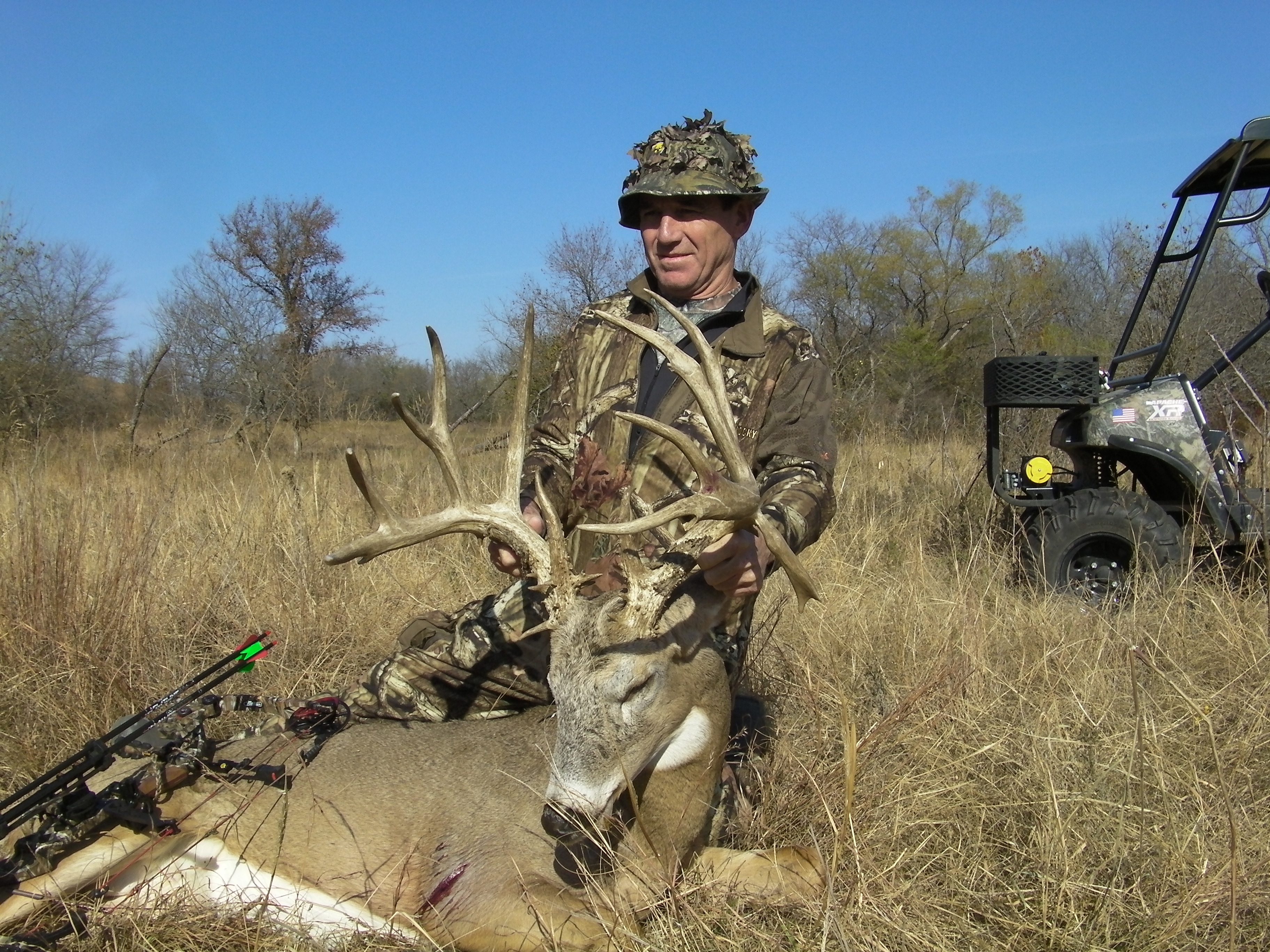 Monster inch Kansas Buck taken by Bobby Johnson