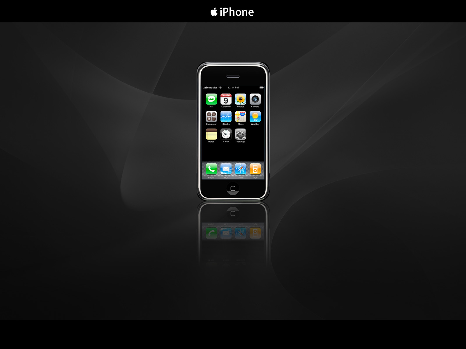 Apple iPhone In Dark Wallpaper HD