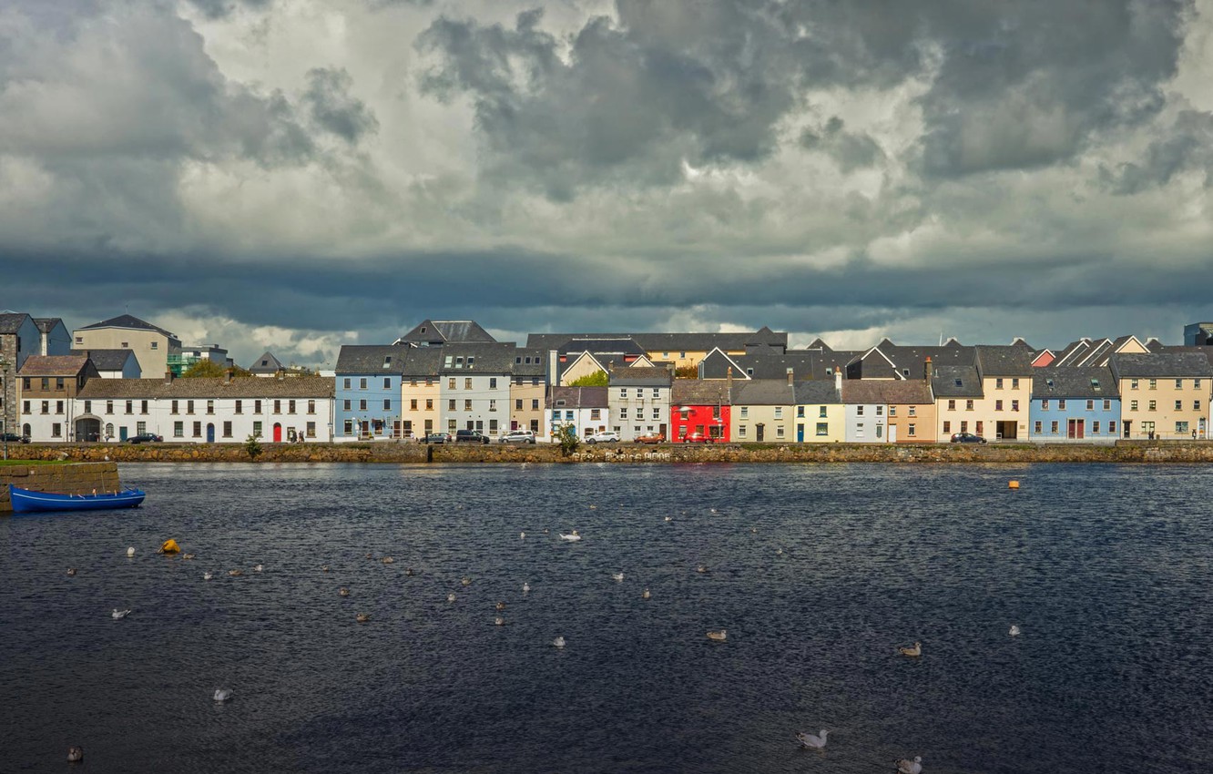 Wallpaper Clouds Home Ireland Galway Image For Desktop