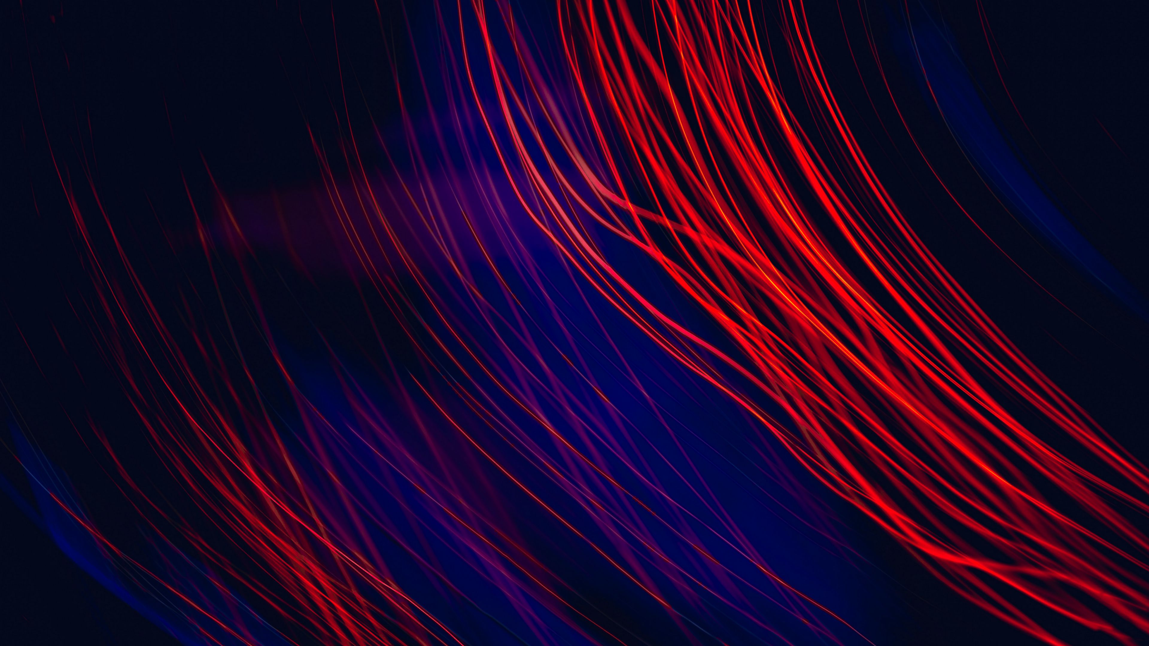 Abstraction Lines Light Red 4k Wallpaper