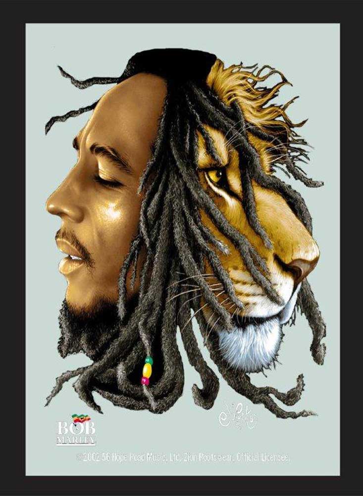 Bob Marley Lion Wallpaper Badges