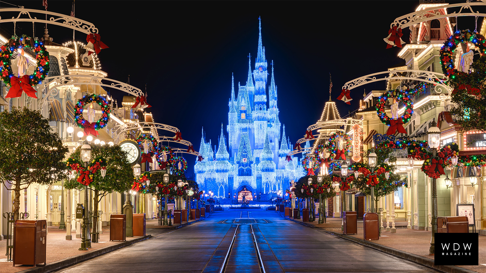 These Christmas Disney World Zoom Background Wallpaper