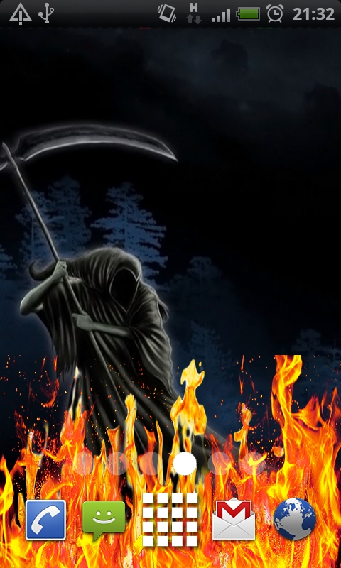 Dark Grim Reaper Live Wallpaper For Your Android Phone