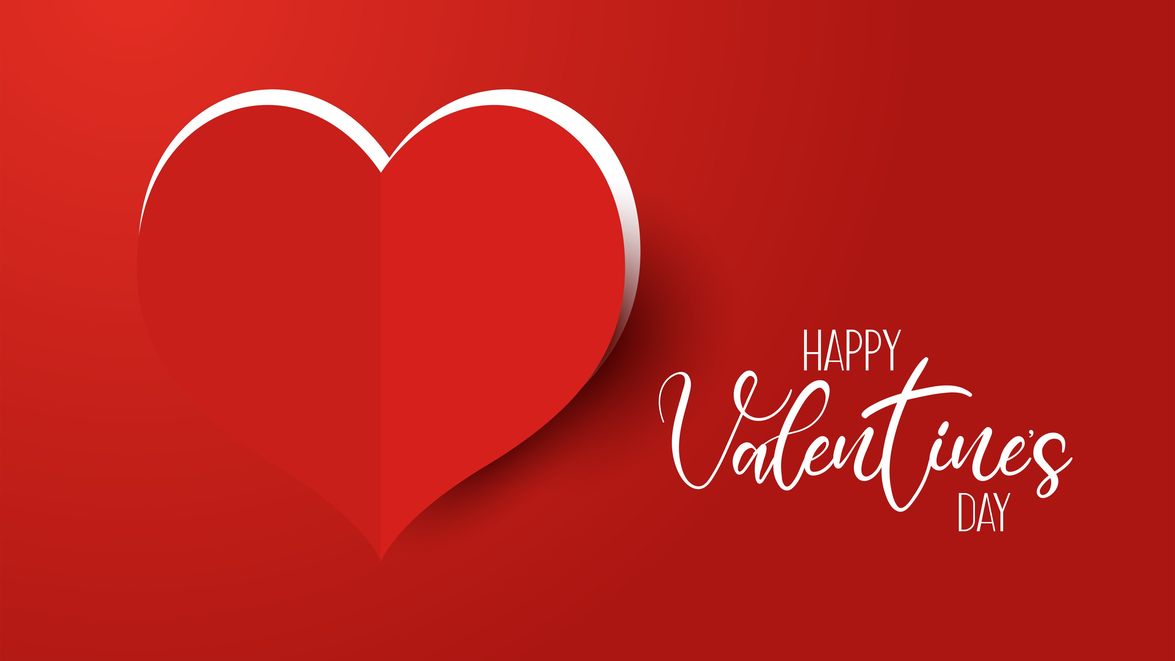 Beautiful Valentines Day Red 4k Wallpaper HD