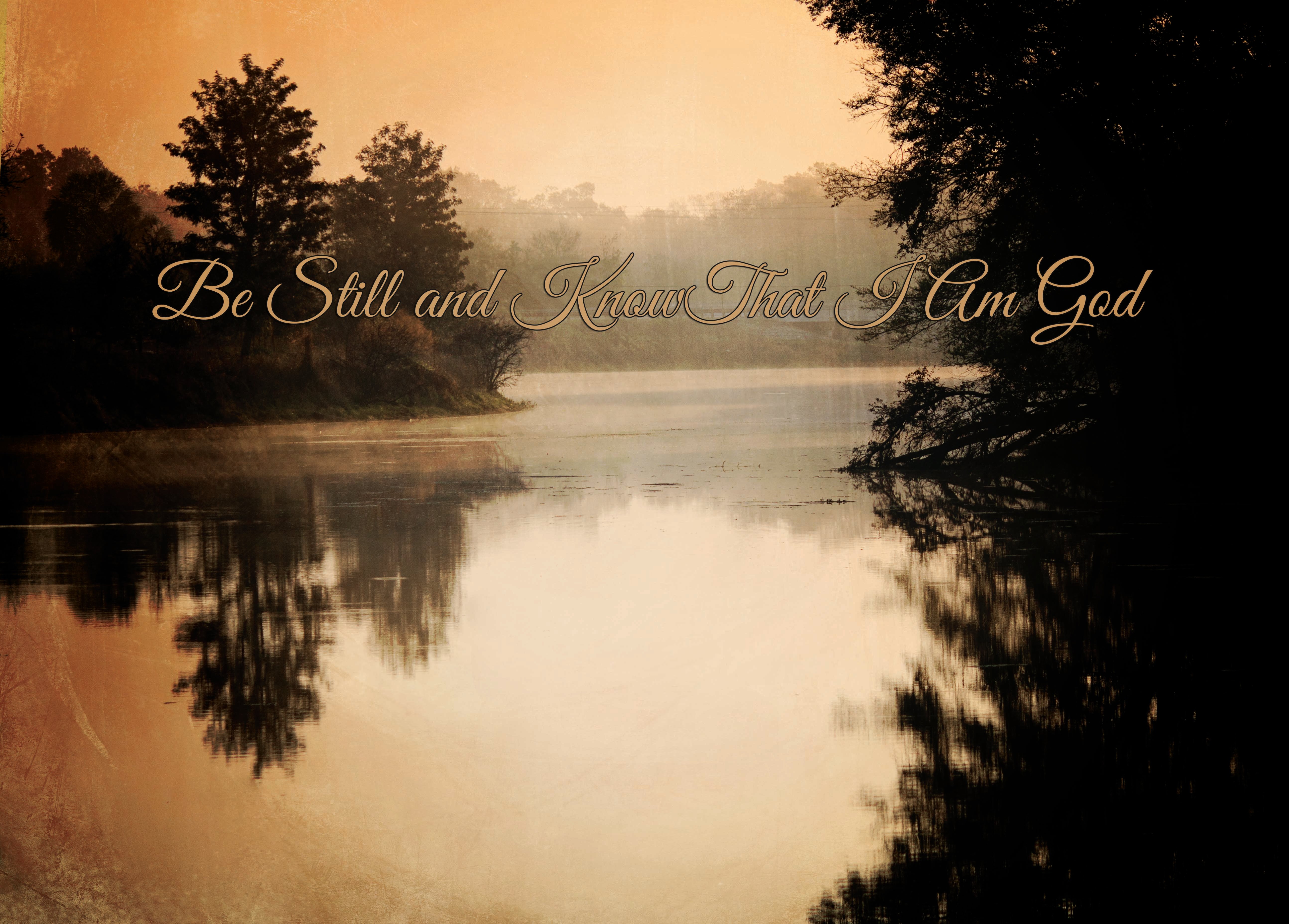 Be Still and Know That I Am God Framed Print 11x14 KimRon 5175x3710