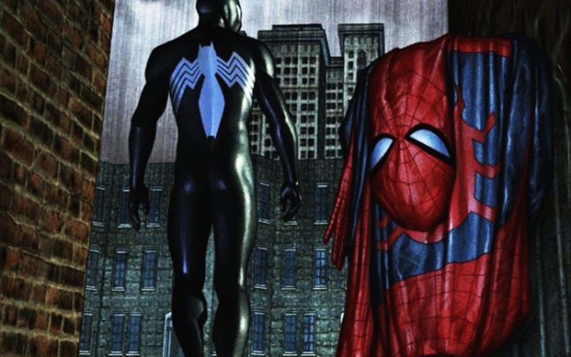 Black Suit Spiderman Wallpaper Sf