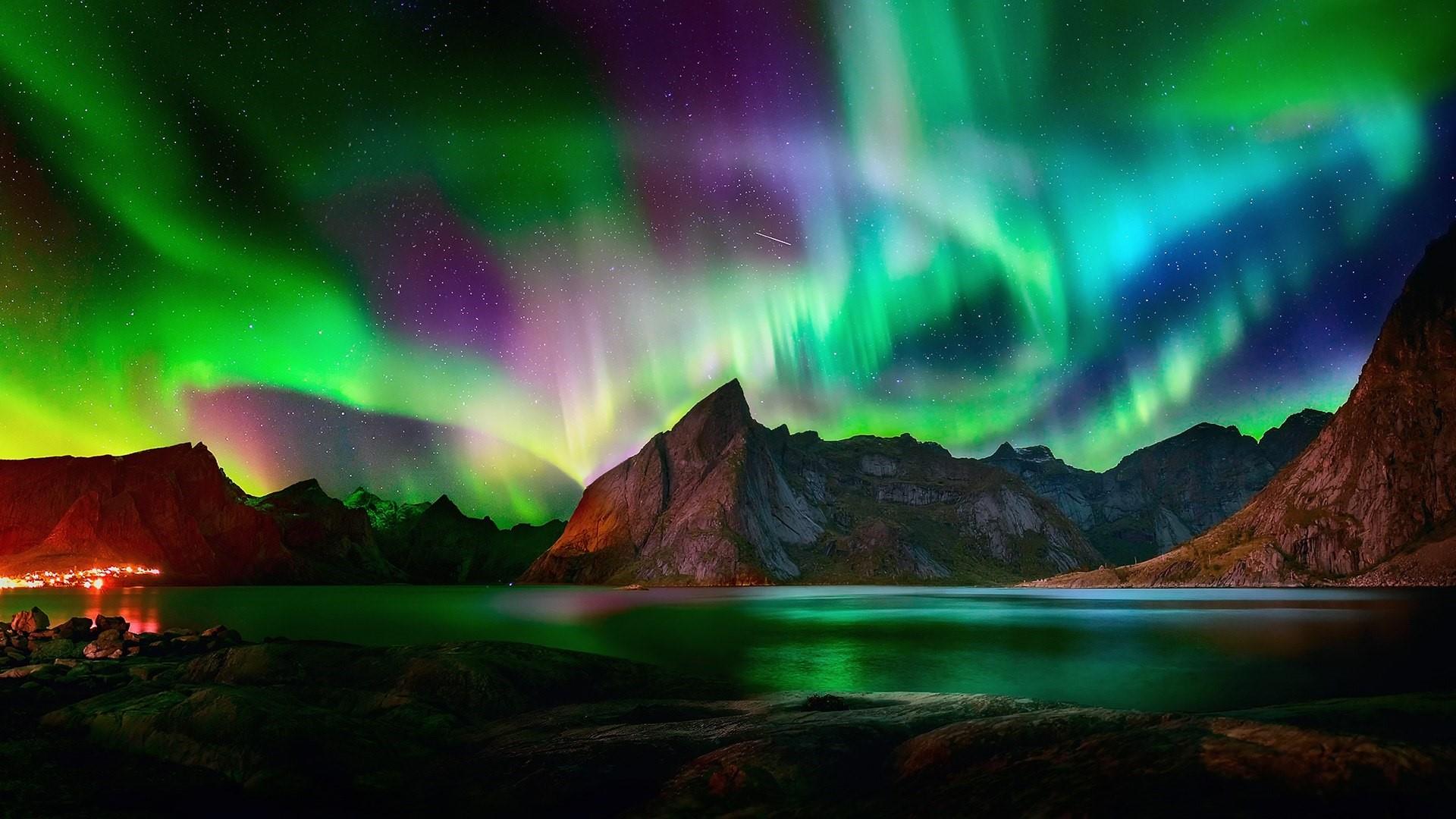 Aurora Borealis Wallpaper Northern Lights Desktop Background