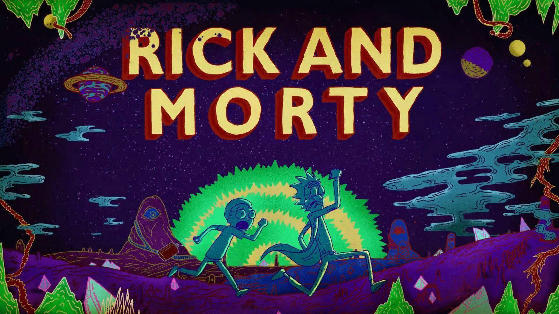 Rick And Morty Trippy Wallpaper